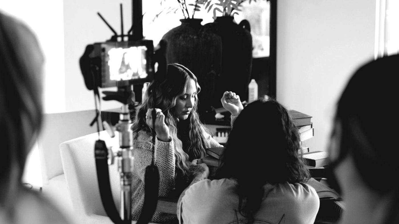 Cinematography setup for brand film